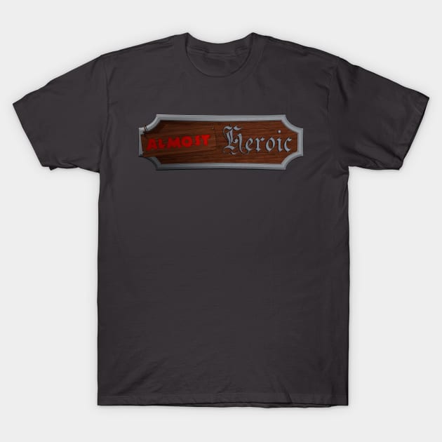 Almost Heroic Logo T-Shirt by bytesnbrews